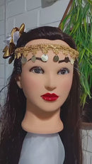 Tiara Cigana de Moedas